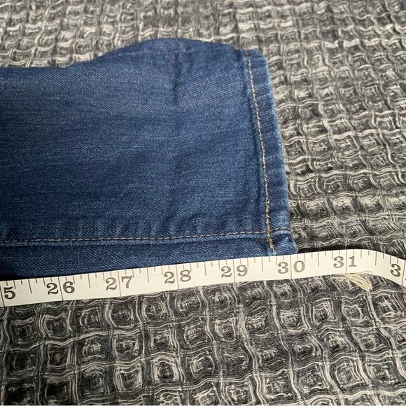 PAIGE Skyline Skinny Jeans with Puckering Women's Waist 24 #722 - Picture 10 of 11